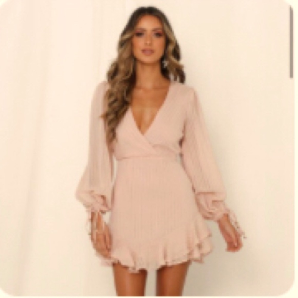 Hello Molly Flirty powder pink Dress  NWT